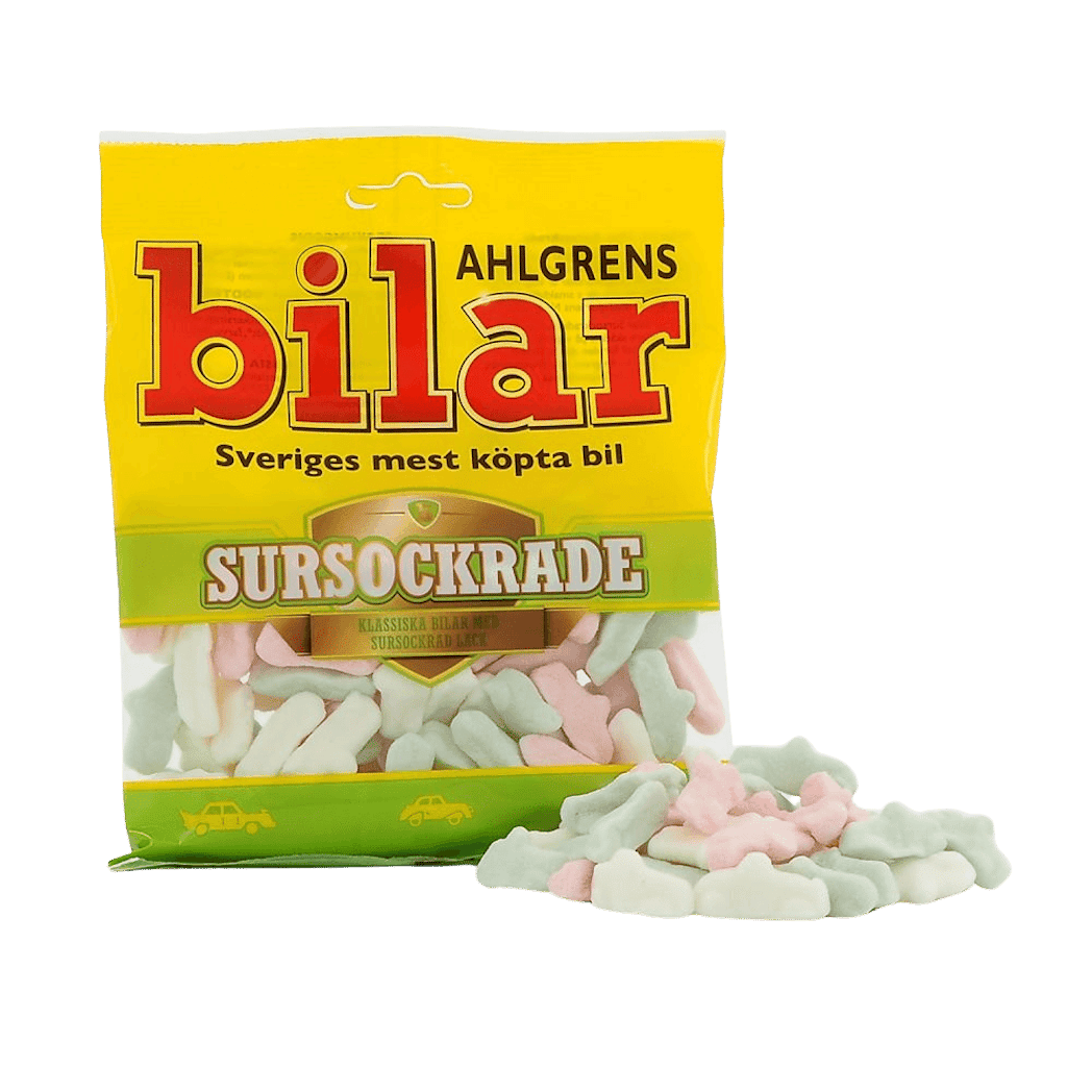 Ahlgrens Bilar Sour Cars 130g 1