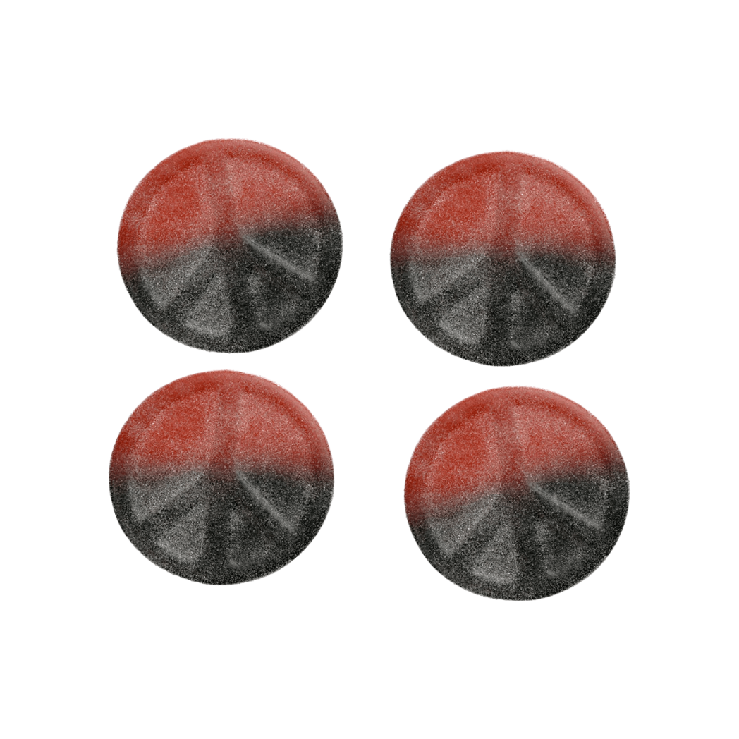 Candypeople Peacesign Strawberry and Licorice 80g 1