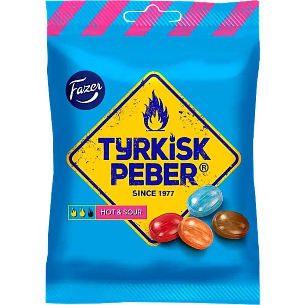 Fazer Tyrkisk Peber Hot and Sour 150g