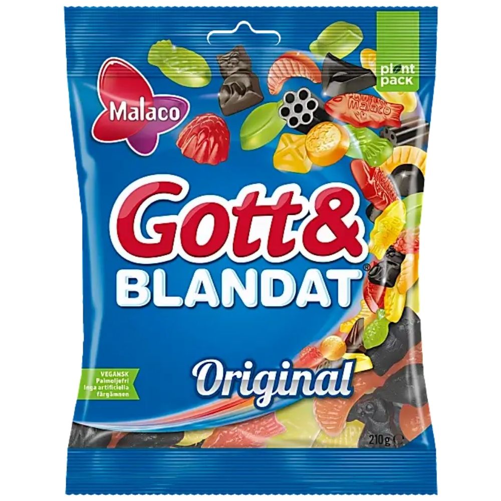 Malaco Gott Blandat Original 210g