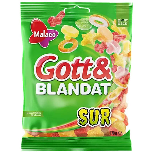 Malaco Gott Blandat Sur 170g