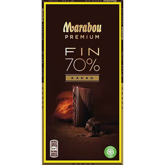 Marabou Dark Chocolate Premium Dark 70 Cocoa 100g