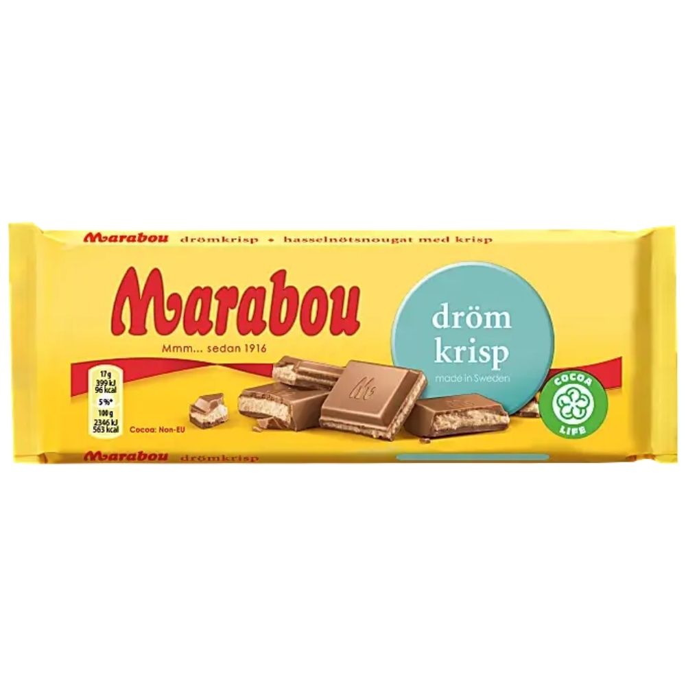Marabou Dream Crisp Bar 100g