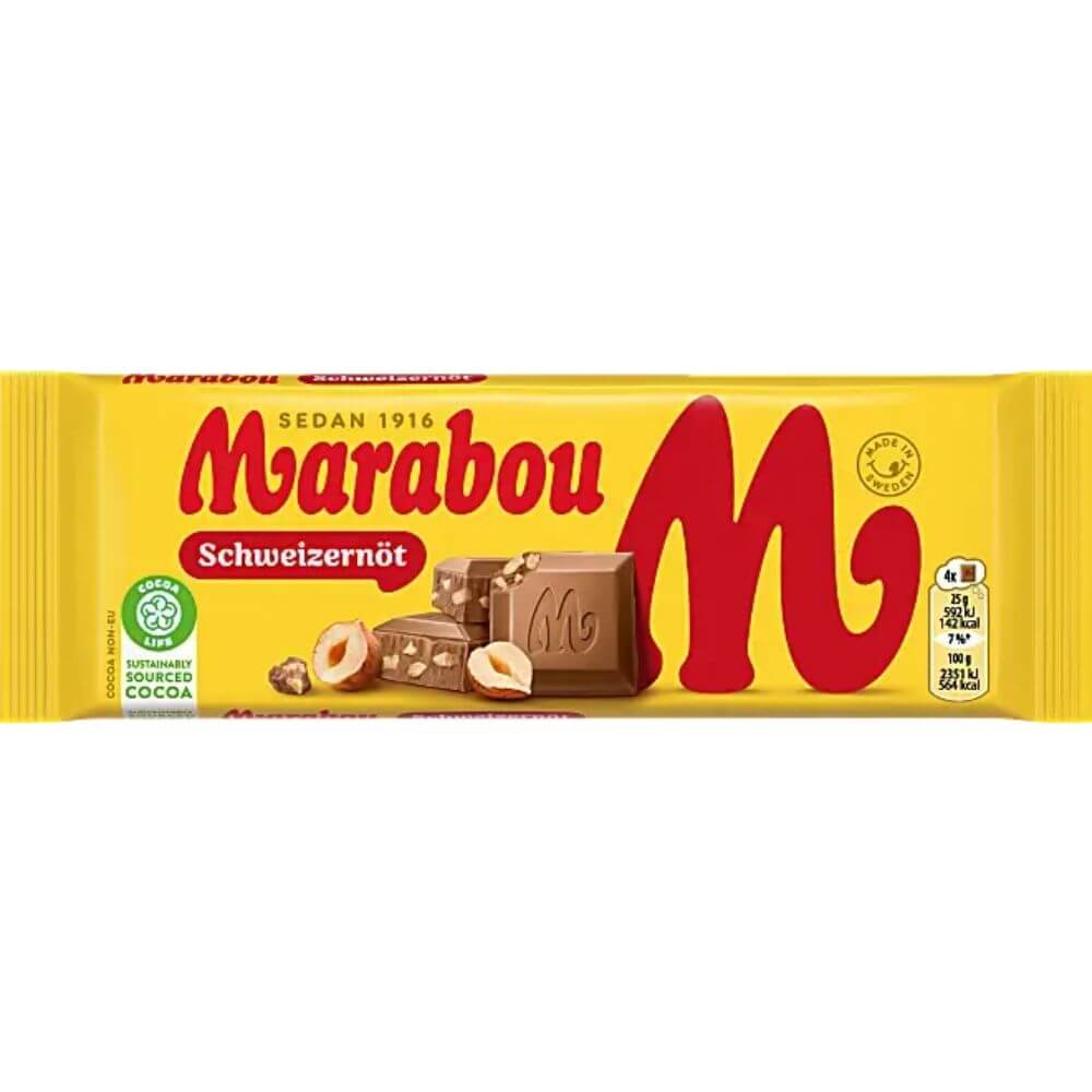 Marabou Swiss Nut Bar 100g