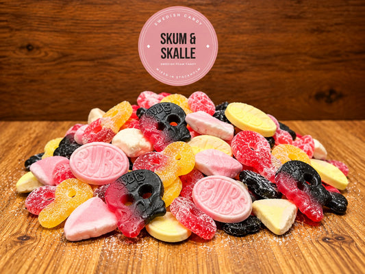 Skum & Skalle — Swedish foam candy pick and mix